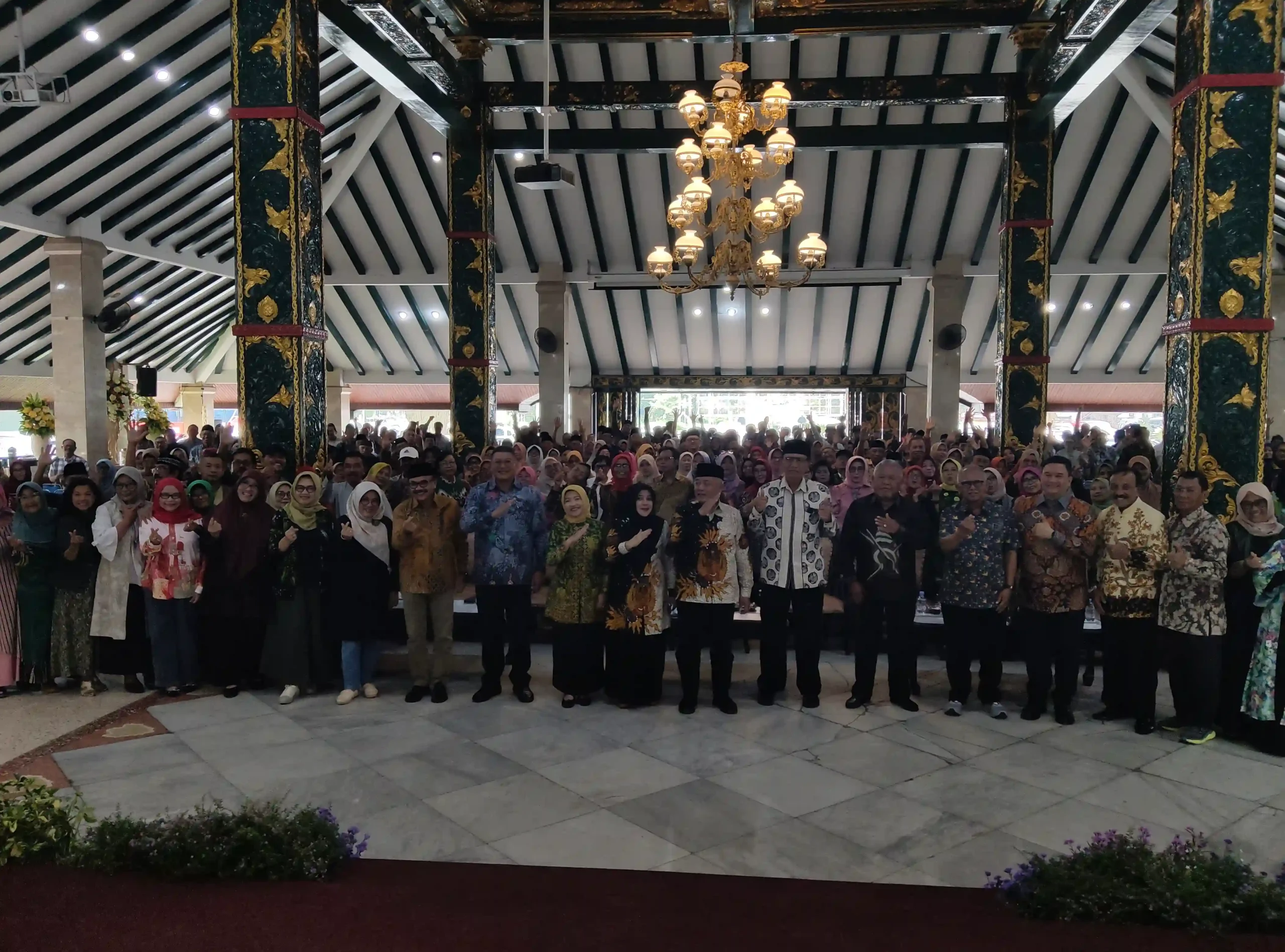 Bupati Malang, Abah Sanusi memberikan paparan luar biasa dalam acara Silaturahmi bersama Purna Tugas ASN Pemerintah Kabupaten Malang