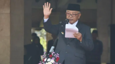 Bupati Malang, Drs. H. M. Sanusi, M.M., memimpin Upacara Peringatan Hari Lahir Pancasila Tingkat Kabupaten Malang Tahun 2026