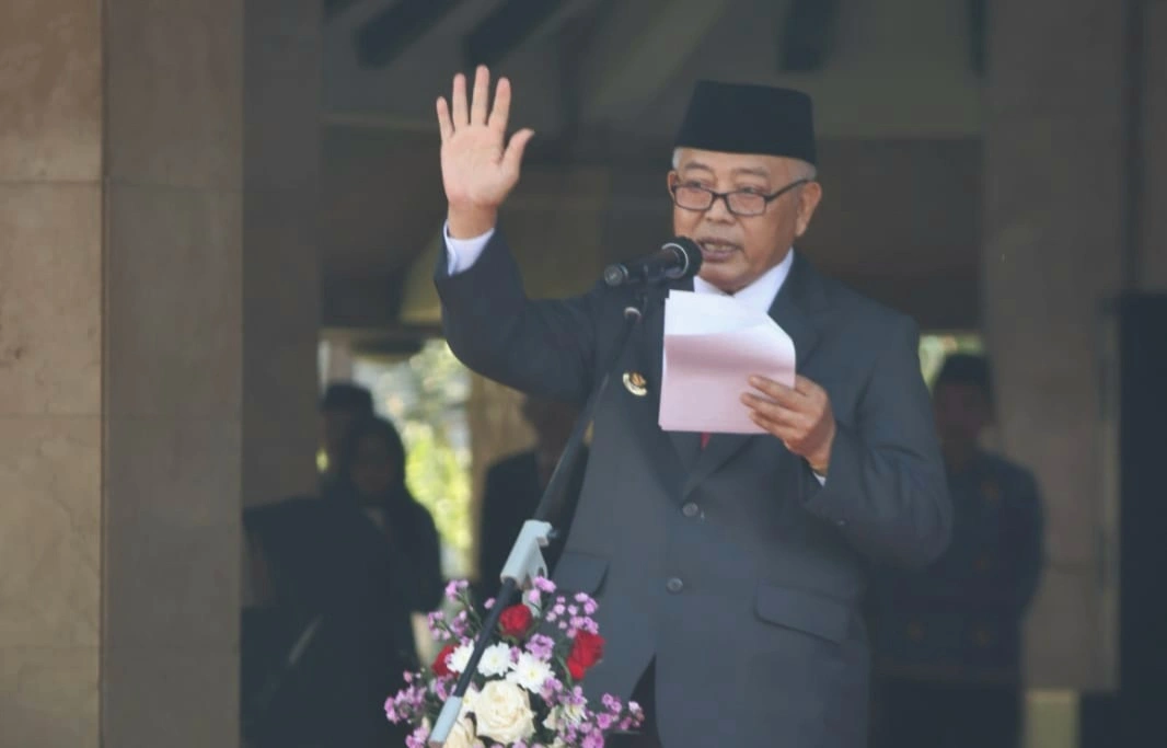 Bupati Malang, Drs. H. M. Sanusi, M.M., memimpin Upacara Peringatan Hari Lahir Pancasila Tingkat Kabupaten Malang Tahun 2026