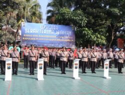 SERTIJAB POLRES BATU: 5 Pejabat Utama Resmi Berganti