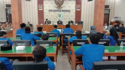 PMII Trenggalek Gerebek DPRD Kabupaten, Pertanyakan Evaluasi MBG