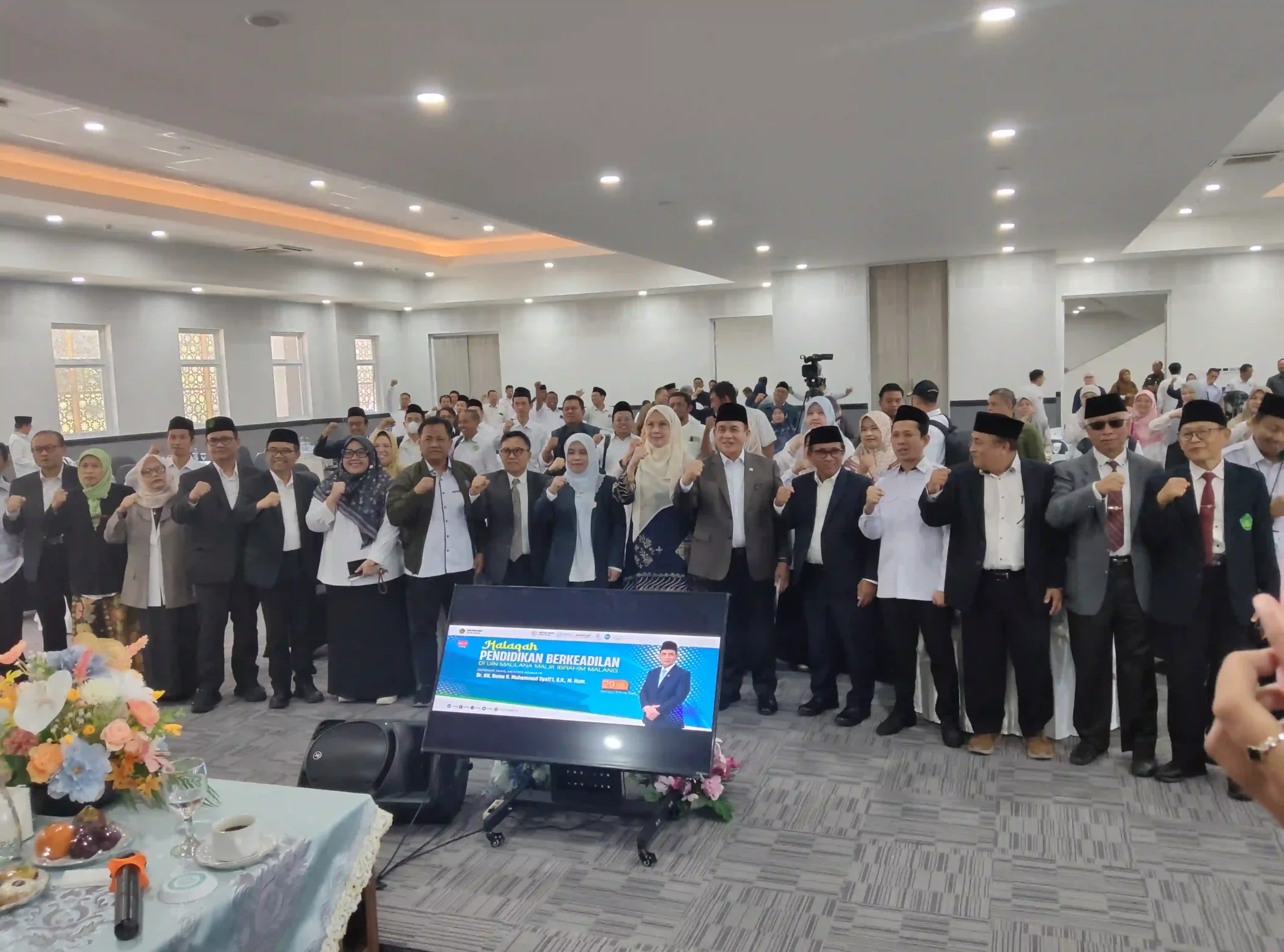 Halaqah digelar di UIN Maulana Malik Ibrahim Malang dengan tema Membangun Ekosistem Pendidikan yang Inklusif dan Berkeadilan