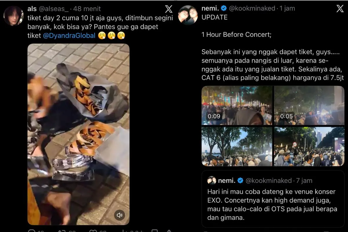 Suksesnya konser megah yang sangat dinantikan ini sayangnya harus dinodai oleh aksi serakah oknum calo tiket yang bener-bener bikin geram Fans