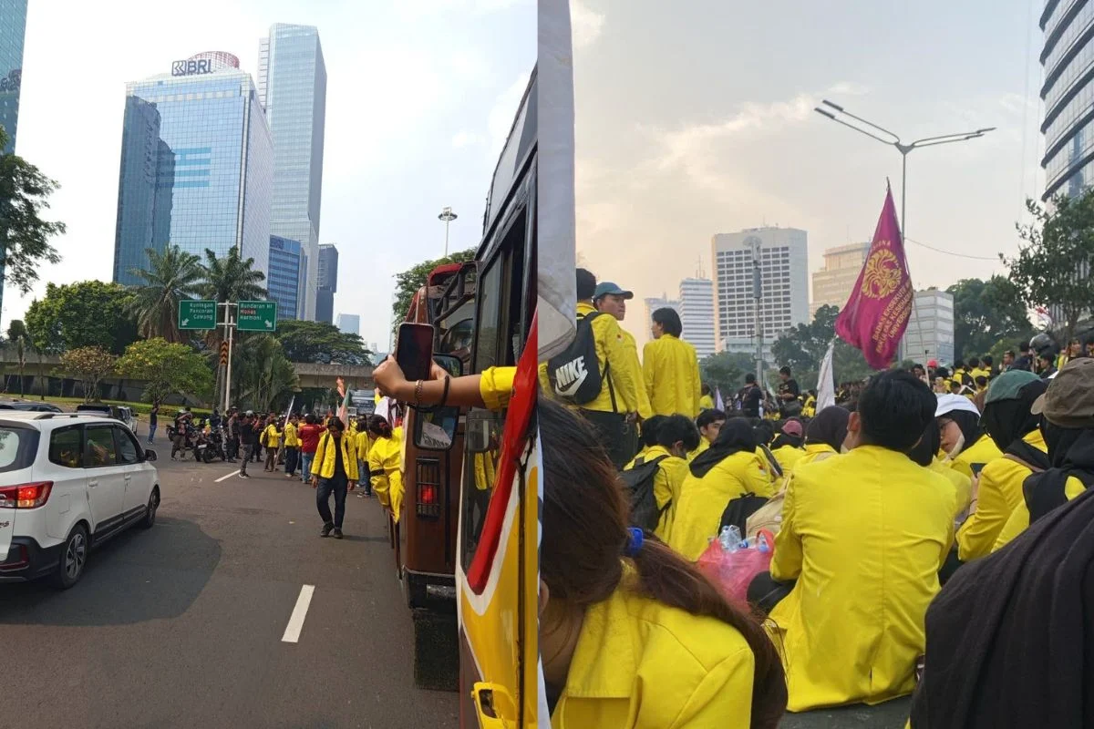 Ini 5 Tuntutan BEM UI dalam Aksi Demo 'Indonesia Bangkrut'