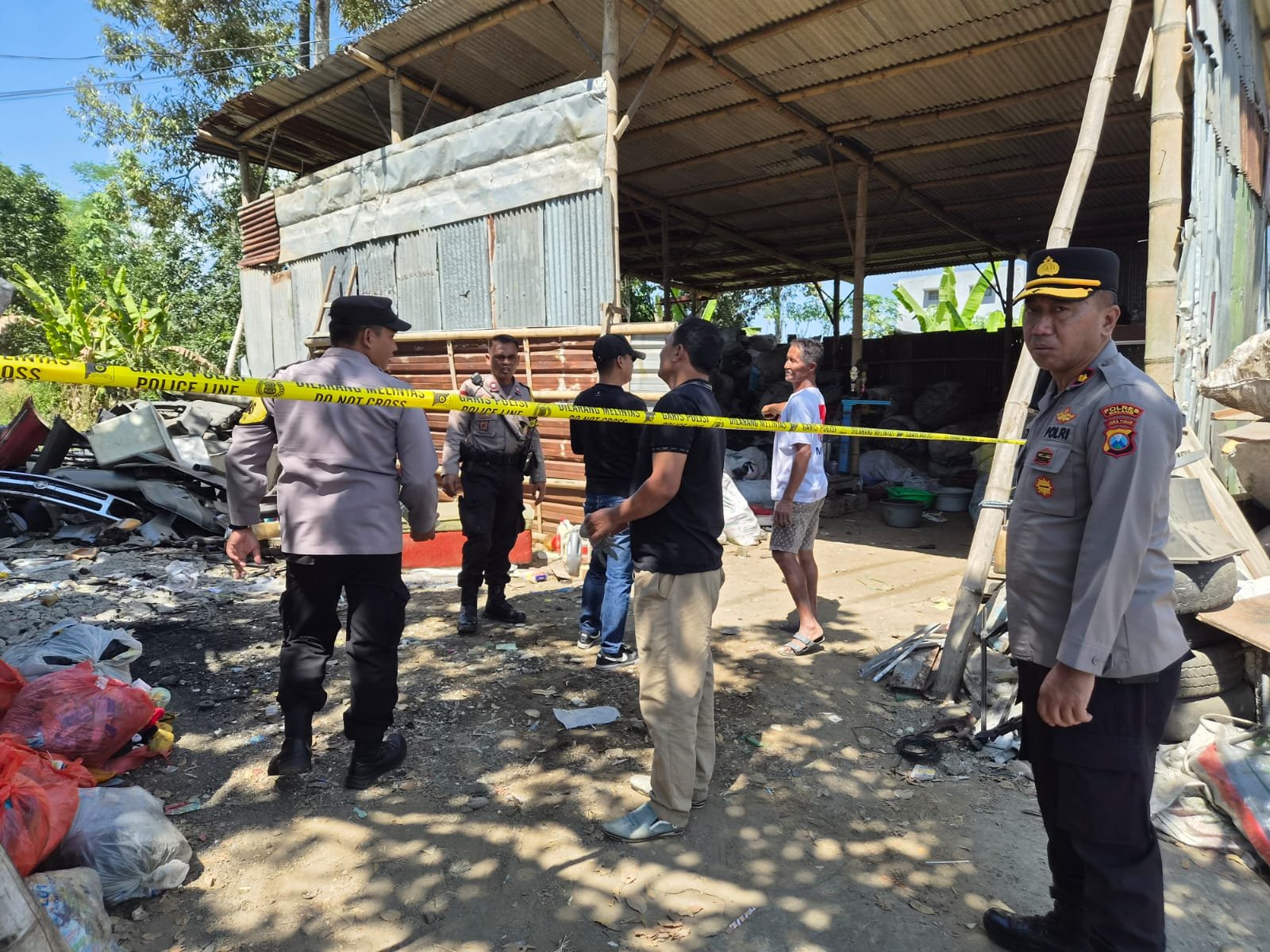 Mortir Aktif Ditemukan di Gudang Rongsokan Kepanjen