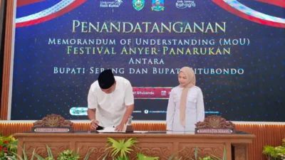 Pemerintah Kabupaten Situbondo, Jawa Timur, dan Pemerintah Kabupaten Serang, Banten teken MoU Anyer-Panarukan 3R (Road, Route, Roots)