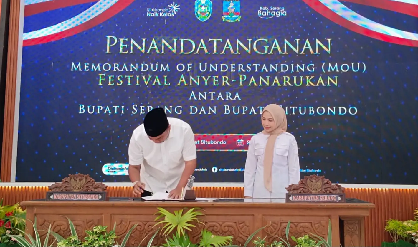 Pemerintah Kabupaten Situbondo, Jawa Timur, dan Pemerintah Kabupaten Serang, Banten teken MoU Anyer-Panarukan 3R (Road, Route, Roots)