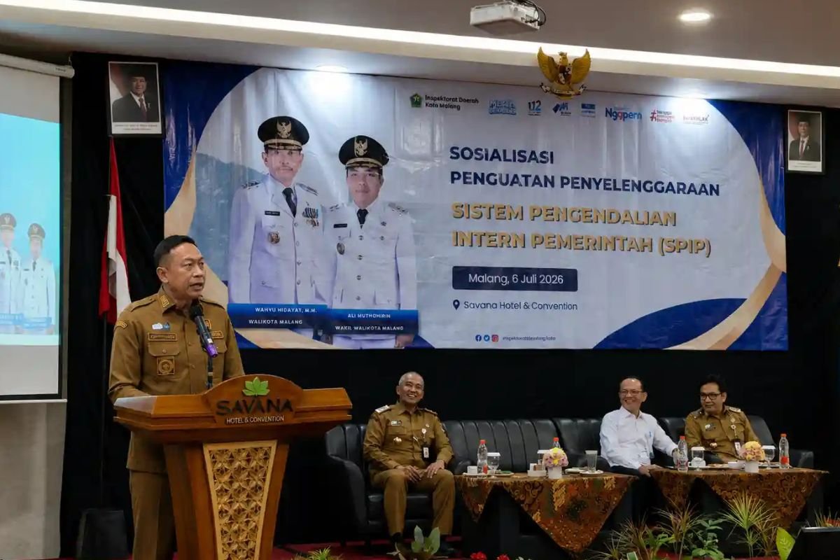 Pemerintah Kota (Pemkot) Malang resmi menggelar agenda Sosialisasi Penguatan Penyelenggaraan Sistem Pengendalian Intern Pemerintah (SPIP)