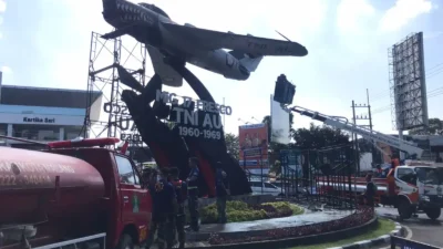 Monumen Pesawat Suhat Malang Ternyata Mantan 'Monster' Udara?