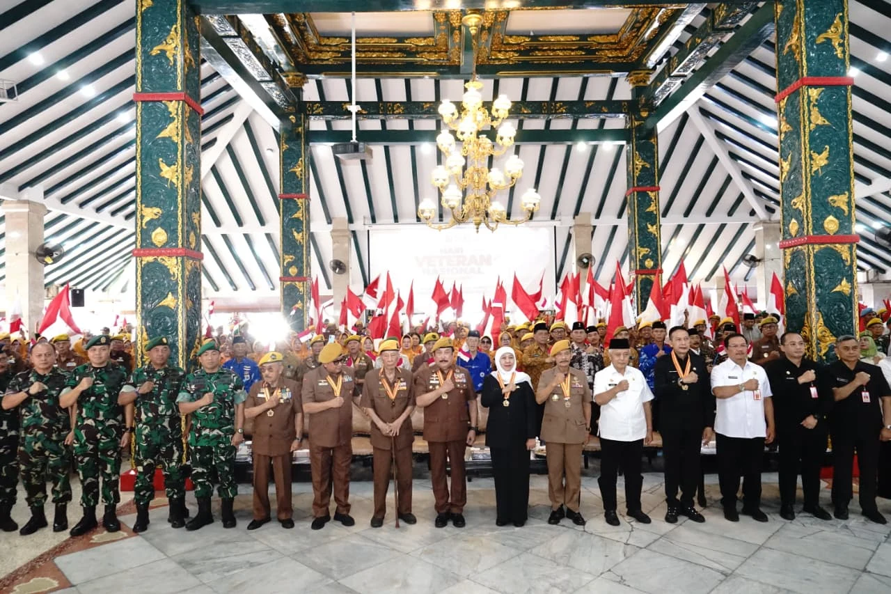 Pemerintah Kabupaten Malang menjadi tempat berlangsungnya acara peringatan Hari Veteran Nasional di Pendopo Agung Kabupaten Malang