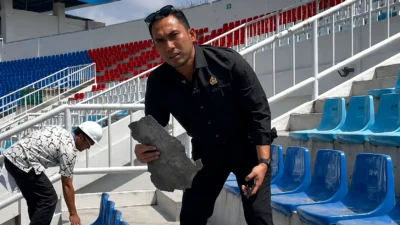 Bocor hingga Plafon Jebol, Perbaikan Stadion Kanjuruhan Rp335 Miliar Dikebut