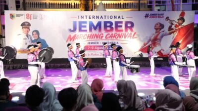 Kawasan Jalan Sudarman, Jember, mendadak jadi pusat perhatian ketika ribuan pasang mata menyaksikan pembukaan resmi IJMC 2026