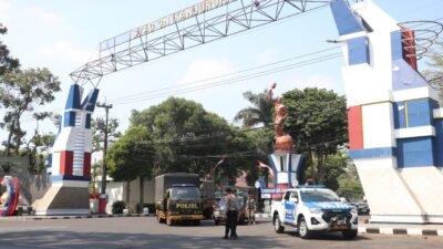 Polres Malang menggelar patroli gabungan skala besar untuk mengantisipasi gangguan keamanan dan ketertiban masyarakat (kamtibmas)