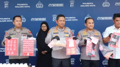 Satresnarkoba Polresta Malang Kota mencatatkan hasil signifikan dalam Operasi Tumpas Narkoba Semeru 2026 yang berlangsung selama 12 hari