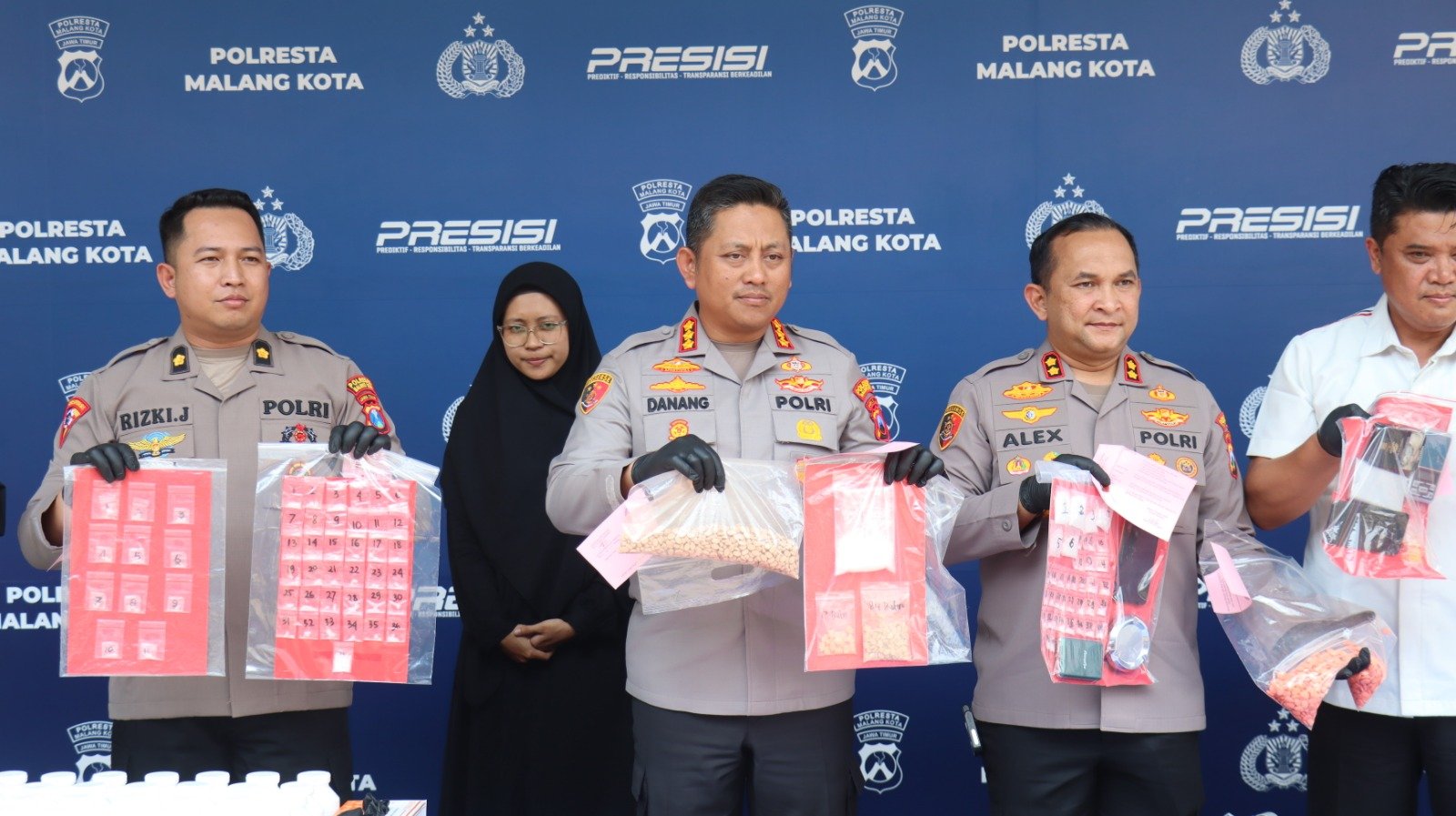 Satresnarkoba Polresta Malang Kota mencatatkan hasil signifikan dalam Operasi Tumpas Narkoba Semeru 2026 yang berlangsung selama 12 hari