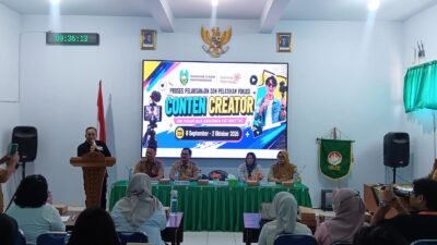Dinas Ketenagakerjaan (Disnaker) Kabupaten Situbondo menggelar Pelatihan Vokasi Konten Kreator Berdasarkan Unit Kompetensi Tahun 2026