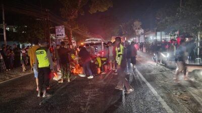 Kecelakaan lalu lintas (laka lantas) terjadi di Jalan Raya Talangsuko, RT 02 RW 05, Kecamatan Turen, Kabupaten Malang, Rabu (16/9/2026)