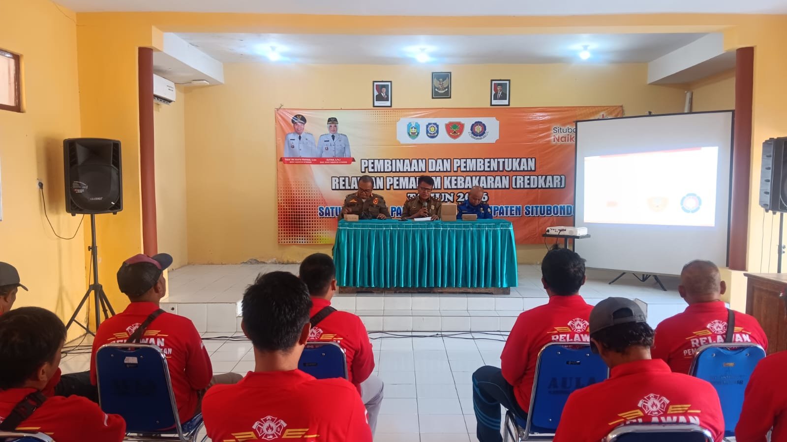 Satpol PP Situbondo Bentuk Relawan Pemadam Kebakaran di Kecamatan Situbondo