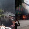 Toko Madura Perempatan Galunggung Terbakar, 1 Orang Terjebak