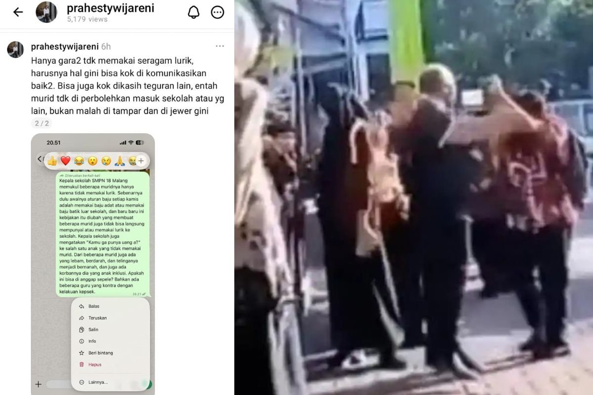 Diduga Tampar Siswa, Kepala Sekolah SMPN 18 Malang Dicopot