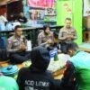 Peringati HUT Lalu Lintas Bhayangkara ke-71, Polresta Malang Kota Tumpengan Bareng Ojol