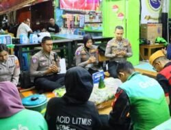 Peringati HUT Lalu Lintas Bhayangkara ke-71, Polresta Malang Kota Tumpengan Bareng Ojol