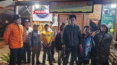 Jalur ditutup, sembilan pendaki nekat menerobos kawasan Puncak Batu Tulis di, Kecamatan Wagir, Kabupaten Malang berakhir terjebak