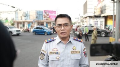 Urai Kepadatan Pasar Tanjung, Dishub Jember Ubah Arus Lalu Lintas Jalan Diponegoro Mulai Senin