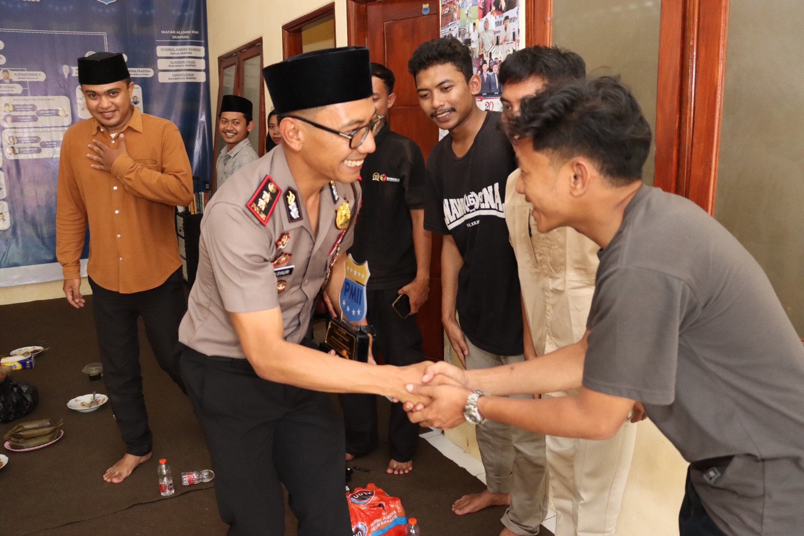 Sambangi Markas PC PMII di Kepanjen, Kapolres Malang AKBP Rulian Syauri Buka Ruang Aspirasi dan Solusi menjaga Kamtibmas