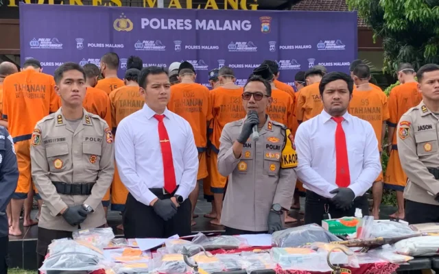 Operasi Sikat Semeru 2026, Polres Malang Libas 273 Kasus & 129 Tersangka